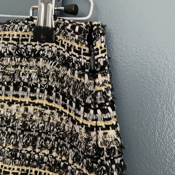 Ann Taylor LOFT Metallic Tweed skirt - Picture 6 of 8
